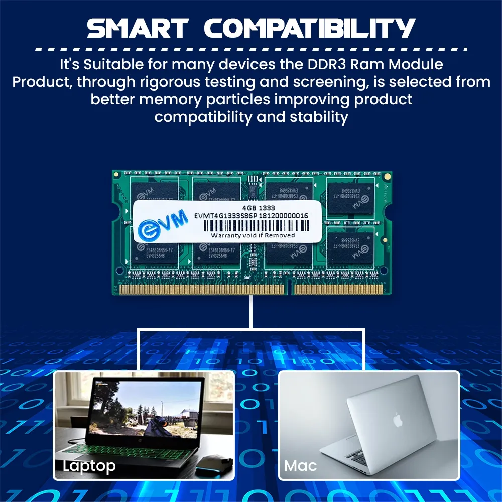 EVM Laptop Ram 4GB DDR3 1333Mhz view 5